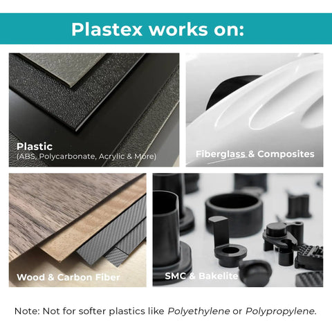 DIY Plastic Repair Kit For Cracks And Breaks Fix Plastic Fiberglass Wood And More With Pro Grade Bond Mini Master Kit surfaces