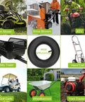 Heavy Duty 16x6.50-8 And 16x7.50-8 Inner Tube With Straight Valve Stem used on lawn mowers, snow blowers, ATVs, and more