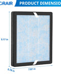 Dimensions of Replacement Air Purifier Filters For YIOU And Elechomes P1801 P1802 3 Stage Filtration System 2 Pack.