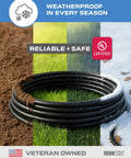 Heavy Duty Workhorse 200 Ft Outdoor Extension Cord 16 Gauge 3 Wire 3 Prong Weatherproof Black for all seasons