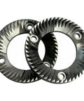 40mm Flat Burr Blade For Electric Espresso Grinders Replacement Part In Stainless Steel For Pro Grade Precise Consistent Coffee Grinding Durability And Easy Maintenance Flat Wheel Burr Milling Accessory For Home Barista Use, close-up view