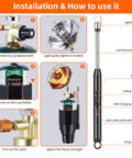 6800 BTU Propane Golf Cart Heater 2 In 1 Outdoor Heater With Cup Holder Mount And Cylinder Base for installation guide