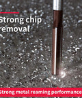 18mm Hand Reamer H8 Straight Slot Reamer for metal precision, cutting through metal shavings, strong chip removal focus