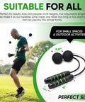 Ropeless Jump Rope For Indoor Fitness And Small Spaces With 360 Degree Bearings Adjustable Length Cordless Jump Rope featured outdoors