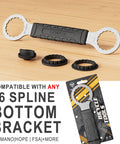Pro Grade Bottom Bracket Removal Tool Kit For Bike Maintenance Fits Shimano Hollowtech II BB9000 BBR60 And FSA MegaEvo