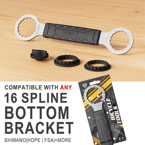 Pro Grade Bottom Bracket Removal Tool Kit For Bike Maintenance Fits Shimano Hollowtech II BB9000 BBR60 And FSA MegaEvo