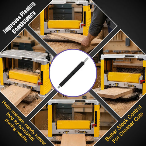 Keep Your Planer Rolling Smooth With This Solid Replacement Planer Roller, black rubber roller in planer, sturdy and effective for lumber.