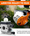 Stihl Trimmer Carburetor Replacement Kit Fits Fs45 Fs38 Fs55R Fs46C Fs45C Fs55C Fs45L with trimmer in background