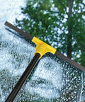 Heavy Duty Floor Squeegee Broom Workhorse With 18 Inch Rubber Blade And 60 Inch Long Handle cleaning glass window