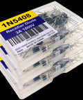 1N5408 Rectifier Diode Pack Of 50 High Current Silicon Diodes 3 Amp 1000 Volt For Efficient AC To DC Conversion in clear boxes