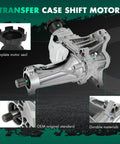 Transfer Case Assembly For Chevy Equinox GMC Terrain Saturn Vue 2008 2009 2010 2011 2012 2013 2014 2015 2016 2017 6 Speed MH4 Transmission Fits 23247710 24263578 84953427 Replacement Repair Part shown with shift motor and seal