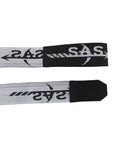 Close-up of Recurve Takedown Bow Stringer For Traditional Longbows Pro Grade Stringing Tool with black anti-slip pad.