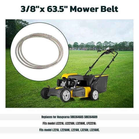 Idler Pulley Belt Repair Kit For Husqvarna 22 Inch AWD Walk Behind Mowers Replaces 587973001 and 587969201 fits LC221A