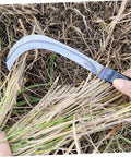 Two Piece Portable Reaping Hook For Gardening And Mowing Ergonomic Grip cutting weeds