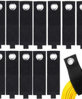 Heavy Duty Extension Cord Organizer Kit 12 Pack With 13 Inch Unfolded Straps Cord Wrap Hanger for Garage Tools Cable Hose Management