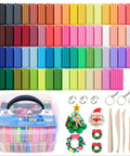 70 Color Polymer Clay Kit With Oven Bake Clay For Kids And Adults Diy Sculpting Molding Clay Set With Tools And Jewelry Accessories