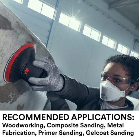 Top Shelf Five Inch Hook And Loop Sanding Discs 120 Grit Net Backed Virtually Dust Free Pack Of 50 Heavy Duty Abrasives used for woodworking and metal sanding.