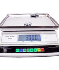 Dead Nuts Accurate Electronic Laboratory Scale Digital Analytical Balance Heavy Duty Weighing Machine With Counting Function Rs232 Printing Plug And Play Lab Balance For Industry And Tailor Shop Tasks showing a digital scale with weight display and tray.