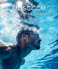 Person swimming underwater with goggles, representing DIY Friendly Pool Cleaner Rebuild And Repair Kit For Polaris 280 TR28P