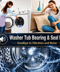 W10435302 Washer Tub Shaft Bearing And Rubber Seal Kit Compatible With Whirlpool Cabrio Washing Machine Models, installation at home.