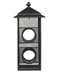 Fly-Thru Wild Bird Feeder With Two Feeding Stations 2 Lb Capacity For Black-Oil Sunflower Seeds Outdoor Bird Feeder