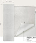 Cosmo Collection Natural Paper Weave Grasscloth Wallcovering 36 Inch Wide By 8 Yards for feature walls in dim grey ivory.