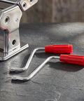 Two Pack Pasta Machine Replacement Handle And Holding Clip Kit For Manual Crank Repair Easy Grip Replacement Parts For Your Pasta Maker Durable Sturdy Kitchen Tool Upgrade, two red-grip handles