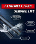 Top Shelf Three Piece Windshield Wiper Blade Set With 20 And 12 Inch Sizes For Ford Escape Models Built 2008 To 2012 with strong resilience features.