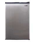 A Top Shelf 3 Cubic Foot Midi Upright Freezer In Stainless Steel With Reversible Door And Adjustable Feet For Basements Or Break Rooms This Sweet Space Saver Delivers Zero Fuss Setup And Drops Heavy Chill Wherever You Park It Today.