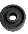 Top Shelf 62mm Floor Jack Rollers For 3 Ton Hydraulic Jacks With 20mm Mounting Holes durable steel roller with central hole.