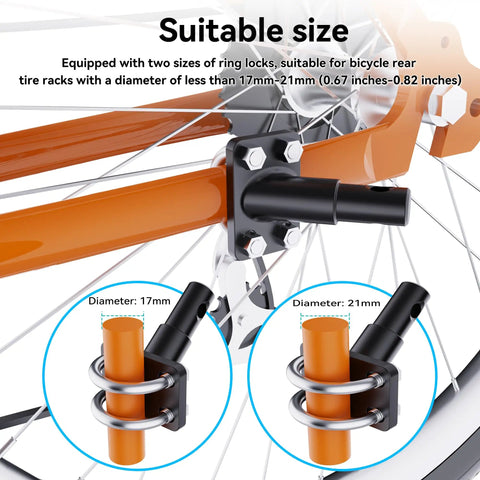 Universal Bike Trailer Hitch Coupler Attachment For Kids And Pets Gear, Upgraded 2025 Connector Adapter details on bike