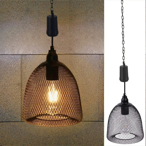 Battery-Powered Hangin Light With 6 Hour Timer For Outdoor Indoor Use Waterproof Pendant Chandelier Lantern In Retro Metal Black Finish Warm White Glow Perfect For Gazebo Porch Garden Patio