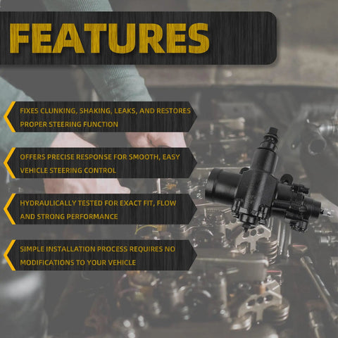 Power Steering Gear Box Replacement For 1988 To 2000 Chevy GMC Rigs Including C1500 C2500 K1500 K2500 Tahoe Yukon Escalade