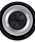Designer Series 1-1/4 HP Food Waste Disposer with Powerful Permanent Magnet Motor close-up of stainless impellers