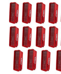Heavy Duty Red Outdoor Fire Extinguisher Cabinet With Hammer Attachment 20 Pack displayed in a grid, weatherproof rugged storage.