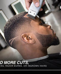 Barber using On The Money 10 Second Zero Gap Blade Setter For Razors And Clippers Precision Blade Alignment Tool for clean fade