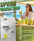 Gotta Love This Commercial Sugar Cane Juicer Machine With Stainless Steel Juice Press For Super Fast 110V Extraction with fresh juice.