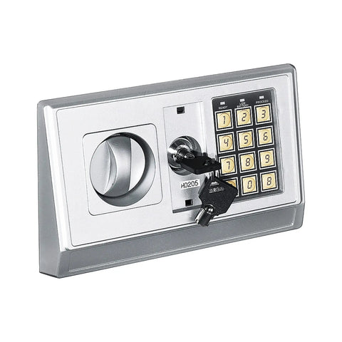 Heavy Duty Depository Safe With Front Slot Cash Drop Box Featuring LED Keypad and Wall or Floor Mount for Home or Business Security