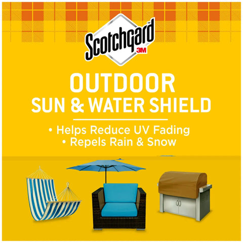 Outdoor Water Repellent Spray For Gear And Patio Furniture Sun Shield UV Protection Odorless Dries Clear 10.5 Oz