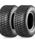 Two Pack 13x5.00-6 Turf Tires For Lawn And Garden Mower With 4PR Load Range Deep Traction Tread Not For Highway Use Tough For Yards And Gardens And Light Farm Tasks Set Of 2