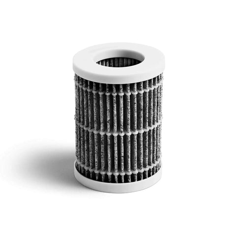 True HEPA Air Filter Replacement for Air Purifier 3 Pack Replacement Filters for Clean Air in Your Personal Space Perfect for Back to School Office or Travel Compatible with Compact Purifiers, single filter closeup
