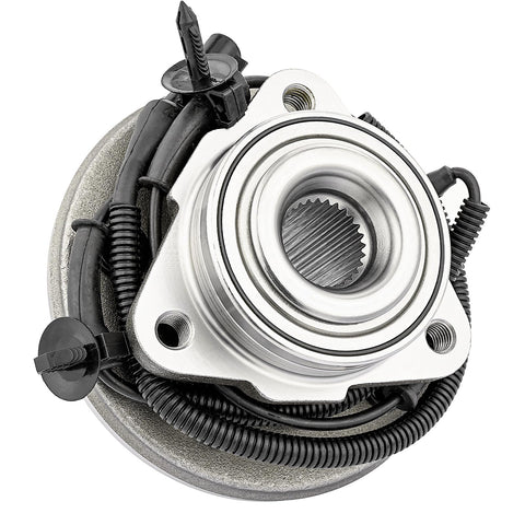 Front view of Ready To Roll 2 Piece Front Wheel Hub Bearing Assembly For Ford Explorer 2002 To 2005 Mercury Mountaineer 2002 To 2005