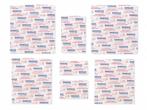 Bandages from 164 Piece Outdoor Adventure First Aid Kit With Color Coded Supplies For Camping Hiking Road Trips And Car Survival Gear ANSI OSHA Compliant Emergency Medical Kit For Quick Access
