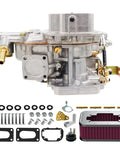 2 Barrel Weber 32 36 Carburetor With Air Filter Assembly Kit parts layout including carburetor, bolts, and filter for various vehicles