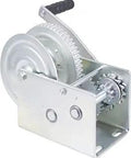 Heavy Duty Brake Winch With 2500 Lb Capacity For Trailers And Heavy Lifting, Rust Resistant Powder Coated Finish, side view