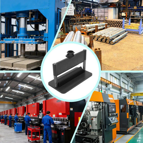 Ready To Crush 12 Inch Press Brake Attachment For 12 And 20 Ton Hydraulic Shop Press Sheet Metal Bending Tool With Dual Springs Heavy Duty Steel Metal Forming Accessory For Garage Fabrication That Slides Right Into Place Smooth