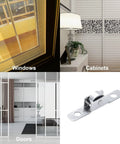 Top Shelf Heavy Duty 3/8 Inch Sliding Window Rollers 12 Pack Metal Wheels Universal Track Fix for Windows, Cabinets, and Doors.