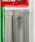 Package of Nylon Mesh Dowels 16 x 85 For Fixing With Chemical Anchor M8 And M10 Bars, perforated brick support anchors.