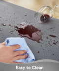Ergonomic Anti Fatigue Mat For Kitchen And Office 20 By 32 Inch Cushioned Standing Pad with wine spill and waterproof cleaning