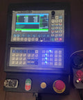 Close-up of Beefy 5 Axis CNC Controller System Offline Standalone DDCS Expert V2.1 with M3K extended keyboard and control panel.